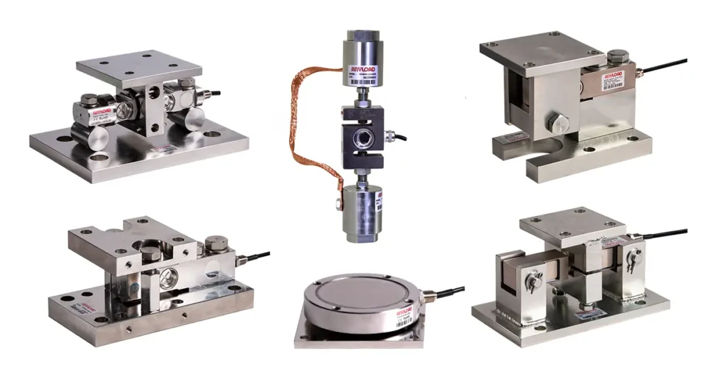 A selection of Anyload weigh modules including both tension and compression.